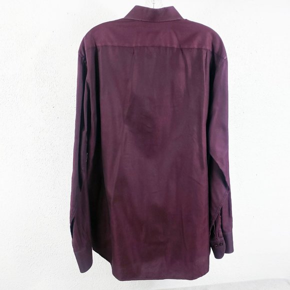 Stenstroms Men's Fitted Body Two Fold Cotton Button Down Color Changing Shirt - Picture 8 of 14